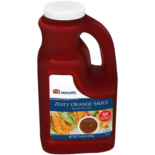 Minor’s Zesty Orange Sauce 0.5 Gallon (Pack of 4)