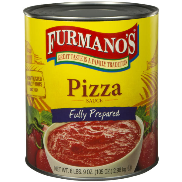 Furmanos; 6/#10 Fully Prepared Pizza Sauce