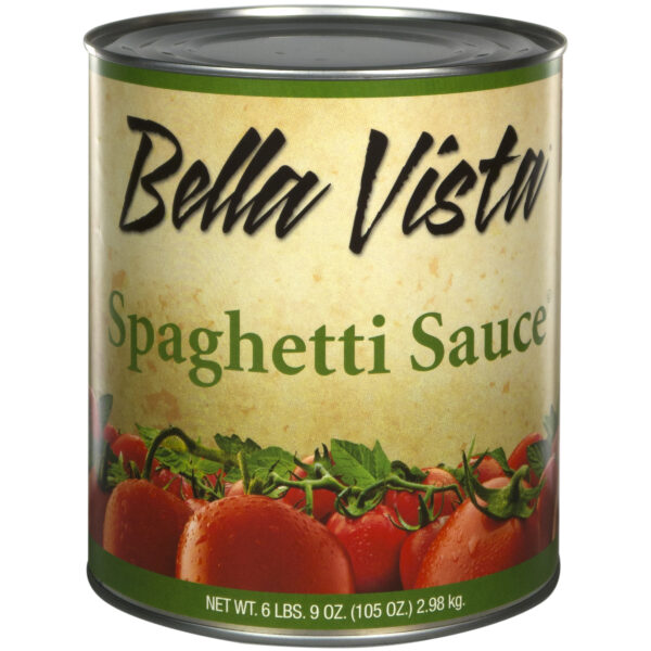 Bella Vista; 6/#10 Spaghetti Sauce