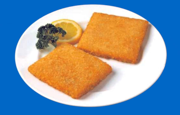 1/10 LB Crunchy Breaded Haddock Squares 4 oz, MSC