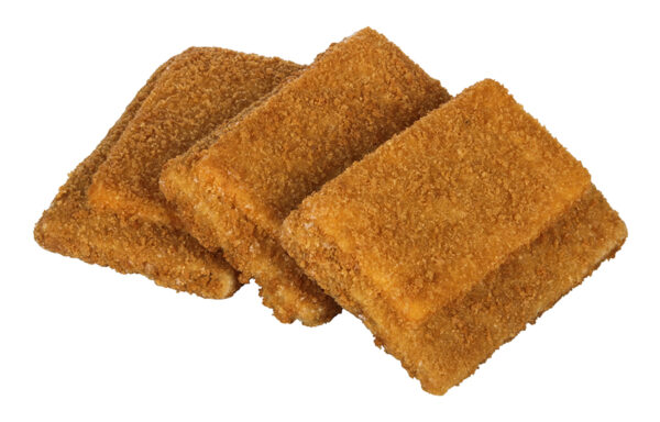 1/20 Lb Oven Ready Whole Grain Breaded Pollock ‘N Cheese Rectangles 3.6 oz, CN, MSC