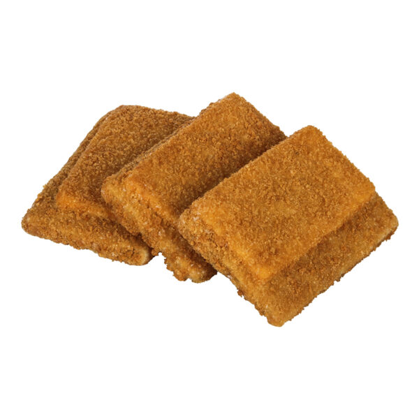 1/20 Lb Oven Ready Whole Grain Breaded Pollock ‘N Cheese Rectangles 3.6 oz, CN, MSC