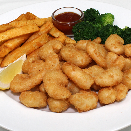 SHRIMP, BREADED, TAIL-OFF, POUCH, 21+, 12-8 OZ