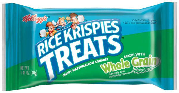 Kellogg’s Rice Krispies Treats Squares Whole Grain 28.2oz 4ct