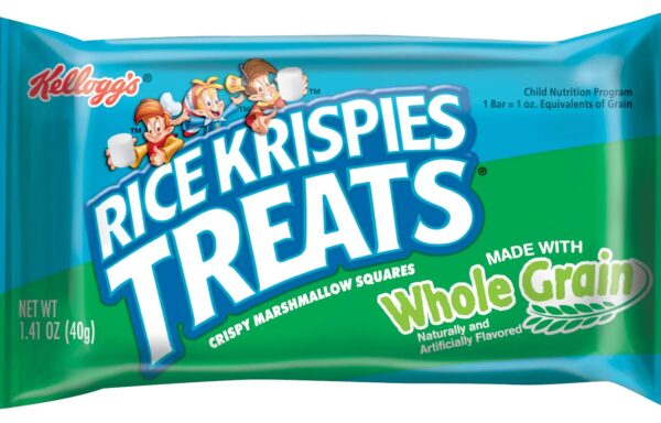 Kellogg’s Rice Krispies Treats Squares Whole Grain 28.2oz 4ct