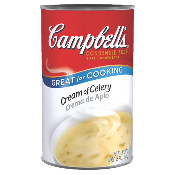 Campbell’s Condensed Cream of Celery Soup, 50 Ounce Cans, 12-Pack