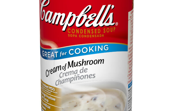 Campbell’s Condensed Cream of Mushroom Soup, 50 Ounce Cans, 12-Pack