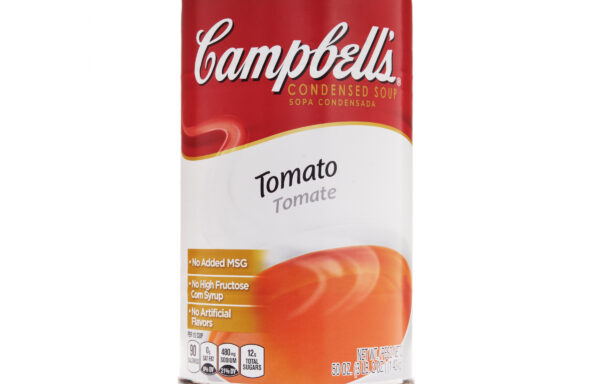 Campbell’s Condensed Tomato Soup, 50 Ounce Cans, 12-Pack