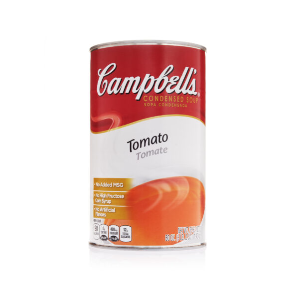 Campbell’s Condensed Tomato Soup, 50 Ounce Cans, 12-Pack