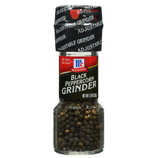 MCCORMICK CULINARY BLACK PEPPERCORN GRINDER 1.24 OZ