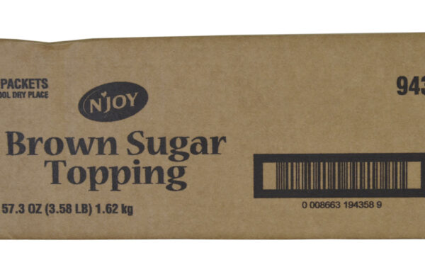 N’Joy 125-13g Brown Sugar Topping, Packets
