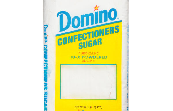 Domino Premium Cane Sugar Powdered Sugar 10x Confectioners Sugar 12 x 2 lb. Poly Bags (Retail)