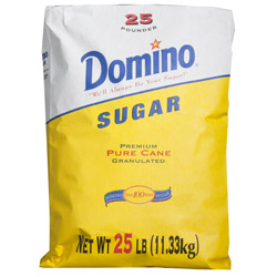 Domino Premium Pure Cane Granulated Sugar 25 lb. Bag