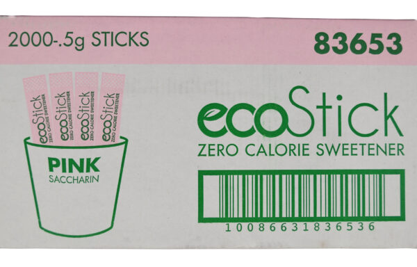 ecoStick 2000-0.5g Saccharin Sweetener, Sticks