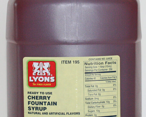 4/1 GAL CHERRY FOUNTAIN SYRUP