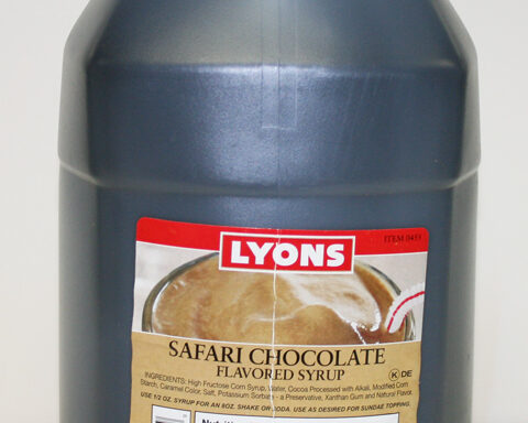 4/GAL SAFARI CHOCOLATE SYRUP