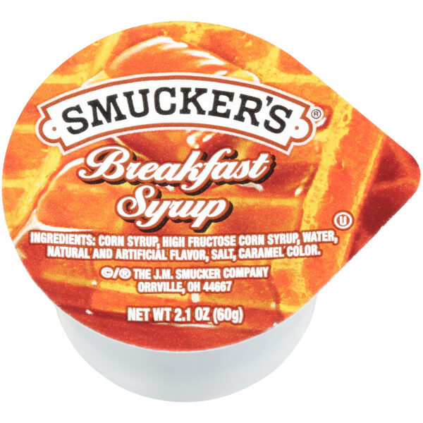 Smucker’s 2.1 Ounce Breakfast Syrup Plastic