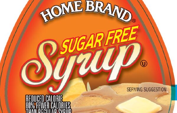 HOME BRAND 12 OZ SUGAR FREE TABLE SYRUP-CASE OF 12