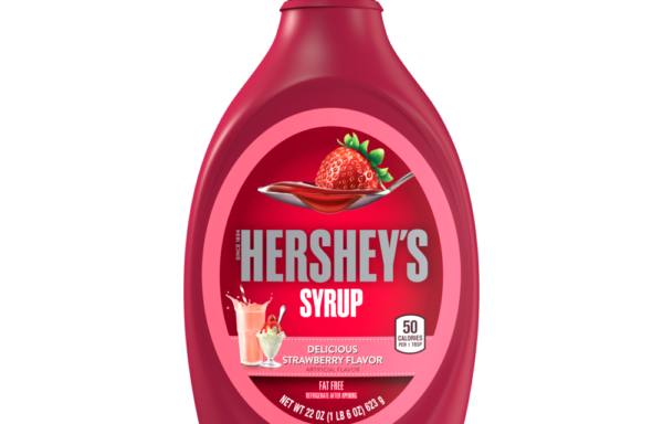 HERSHEY’S Strawberry Syrup Bottle, 22 oz., 12 ct.