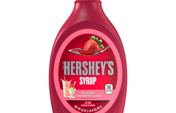 HERSHEY’S Strawberry Syrup Bottle, 22 oz., 12 ct