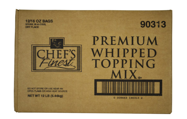 Chef’s Finest 12-16 oz. Premium Whipped Topping Mix, Bags