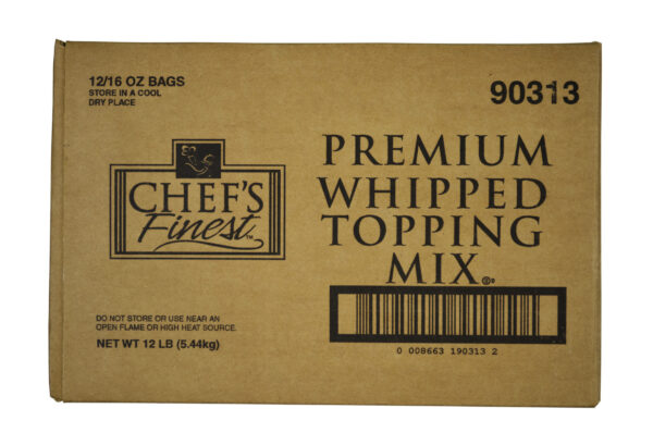 Chef’s Finest 12-16 oz. Premium Whipped Topping Mix, Bags