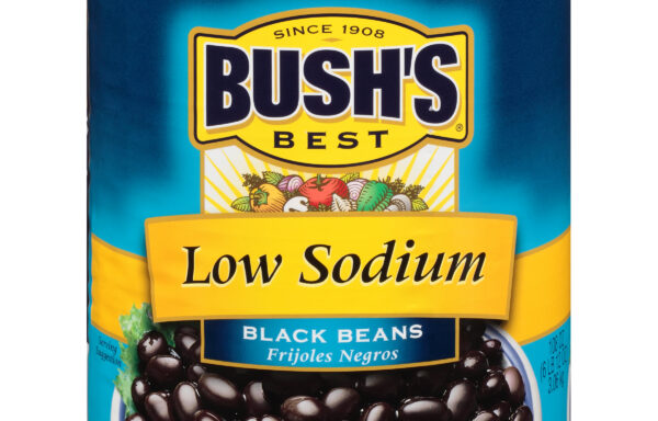 Bush’s Low Sodium Black Beans 6-108 oz