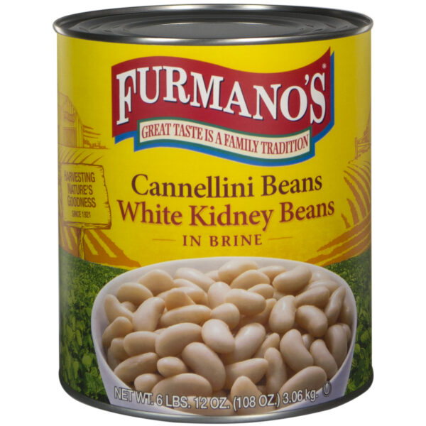 Furmanos; 6/#10 Kidney Beans – White (Cannellini)