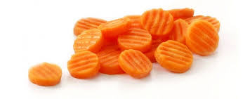 Sliced Crinkle Cut Carrots 20#