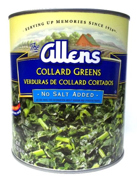 CANNED ALLENS CHOPPED COLLARD GREENS 98 OZ