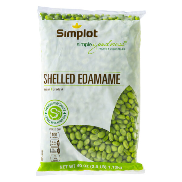 Simplot Simple Goodness Premium Vegetables Shelled Edamame, 6/2.5lb