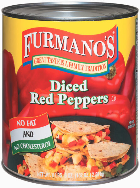 Furmanos; 6/#10 Peppers – Diced Red