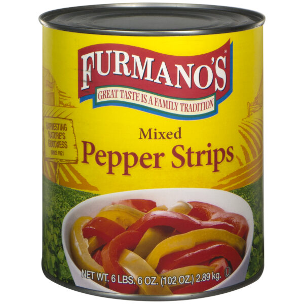 Furmanos; 6/#10 Mixed Pepper Strips