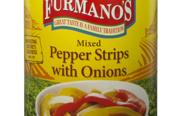 Furmanos; 6/#10 Mixed Pepper Strips with Onions