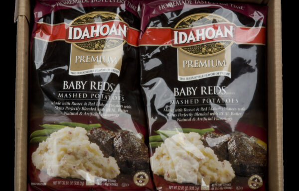 Idahoan RUSTIC Baby Reds Mashed Potatoes, 8/32.85 oz. pchs (lumps & peels)