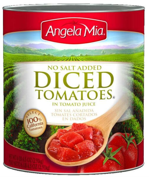 No Salt Added Diced Tomatoes – #10 Can