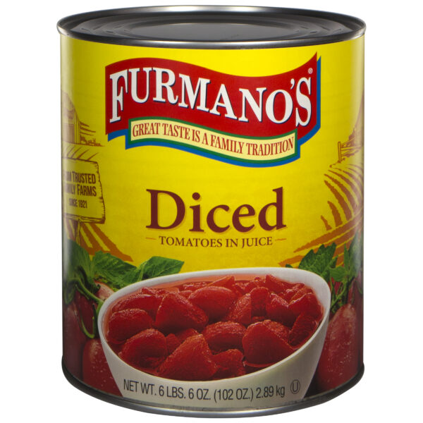 Furmanos; 6/#10 Diced Tomatoes