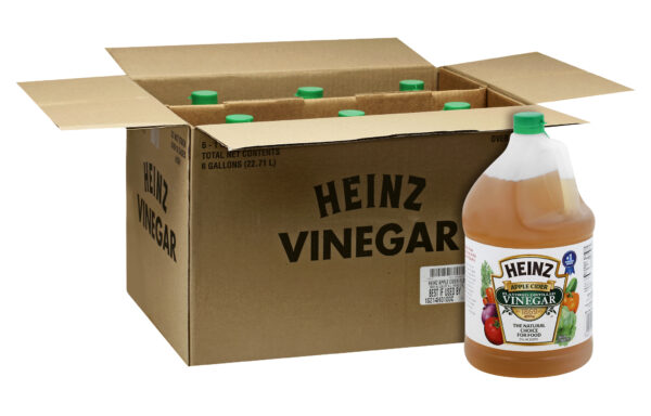 Heinz Apple Cider Flavored Distilled Vinegar, 1 Gallon (6 Per Case)