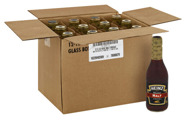 Heinz Gourmet Malt Vinegar, 12 fl OZ Bottle (Pack of 12)
