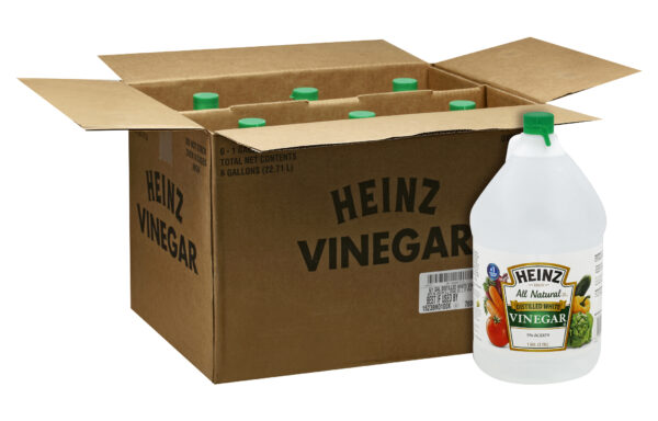 HEINZ White Vinegar Jug, 1 gal. Jugs (Pack of 6)