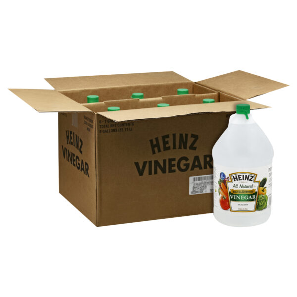 HEINZ White Vinegar Jug, 1 gal. Jugs (Pack of 6)