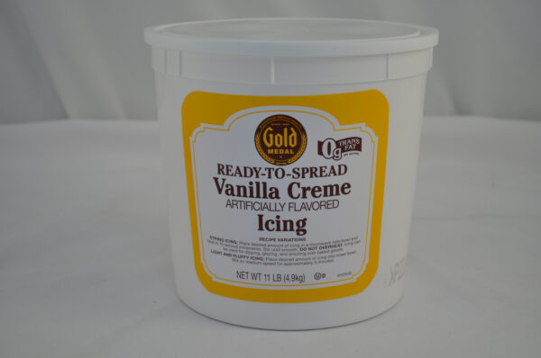 Gold Medal(TM) Ready-to-Spread Icing Vanilla Crme (2ct) 11 lb