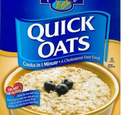 Quick Oats, Box