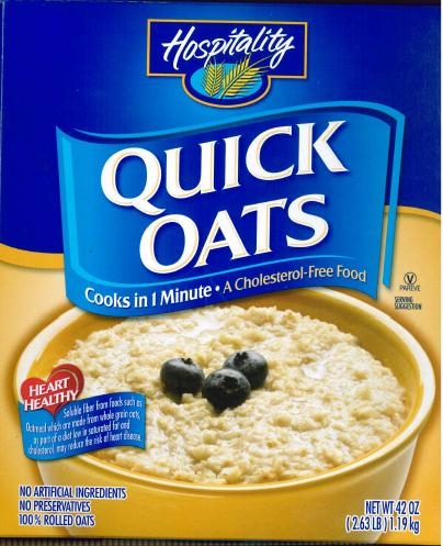 Quick Oats, Box