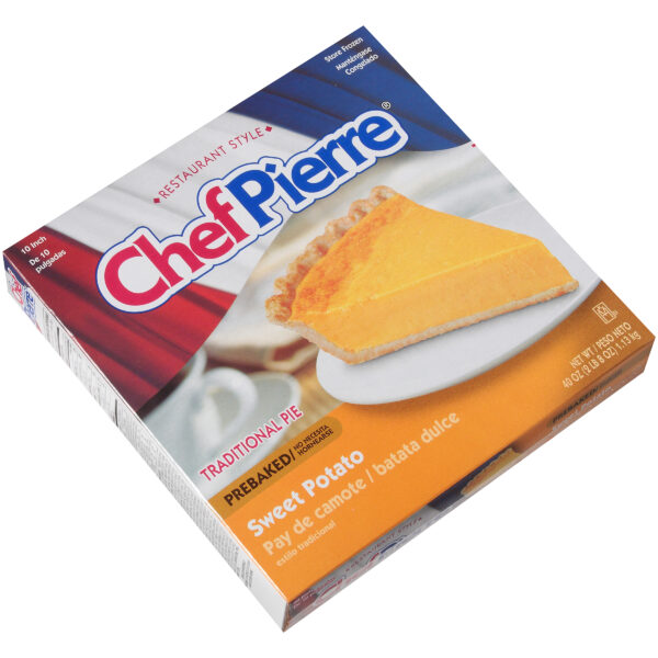 Chef Pierre Open Face Pie 10 Pre-Baked Sweet Potato 6ct/40oz