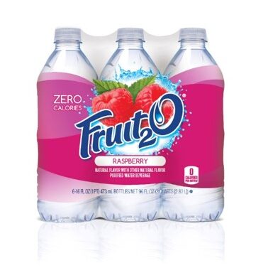 Fruit 2O RASPBERRY 6 BOTTLES 16floz